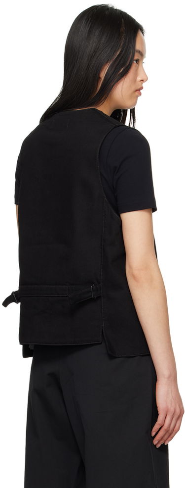 Telovnik LEMAIRE Lemaire Button Denim Vest Črna | OW1071 LD1004, 2