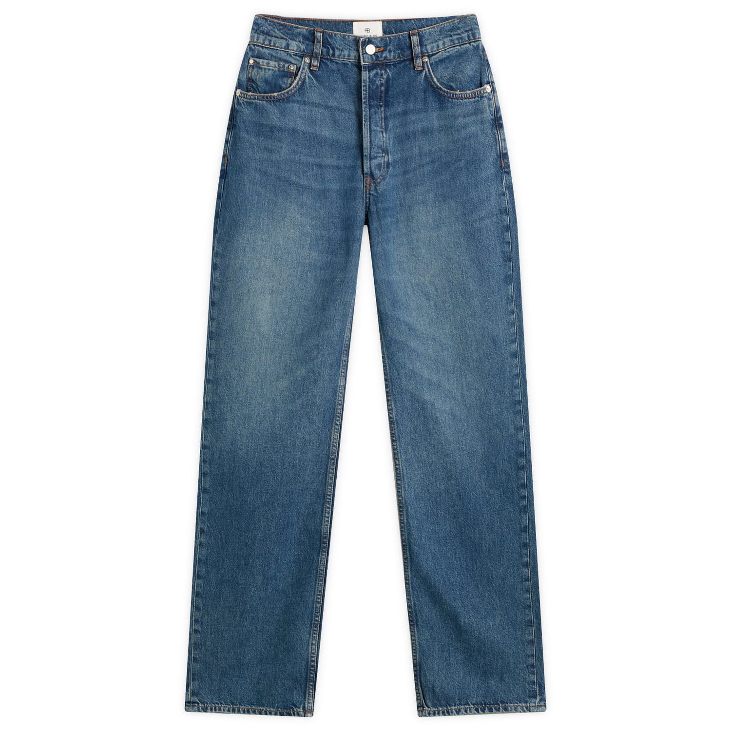 Kavbojke Anine Bing Gavin Long Jeans Modra | A-06-11480-WHD53, 0
