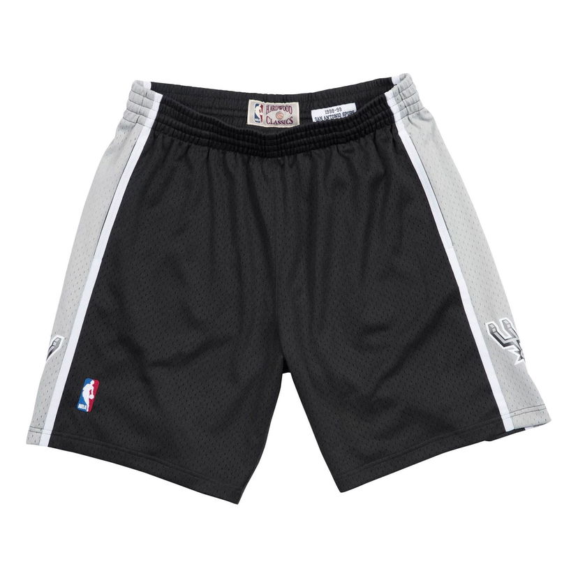 Kratke hlače Mitchell & Ness Mitchell & Ness Spurs 1998-99 Swingman Shorts Črna | SMSHGS18251-SASBLCK98