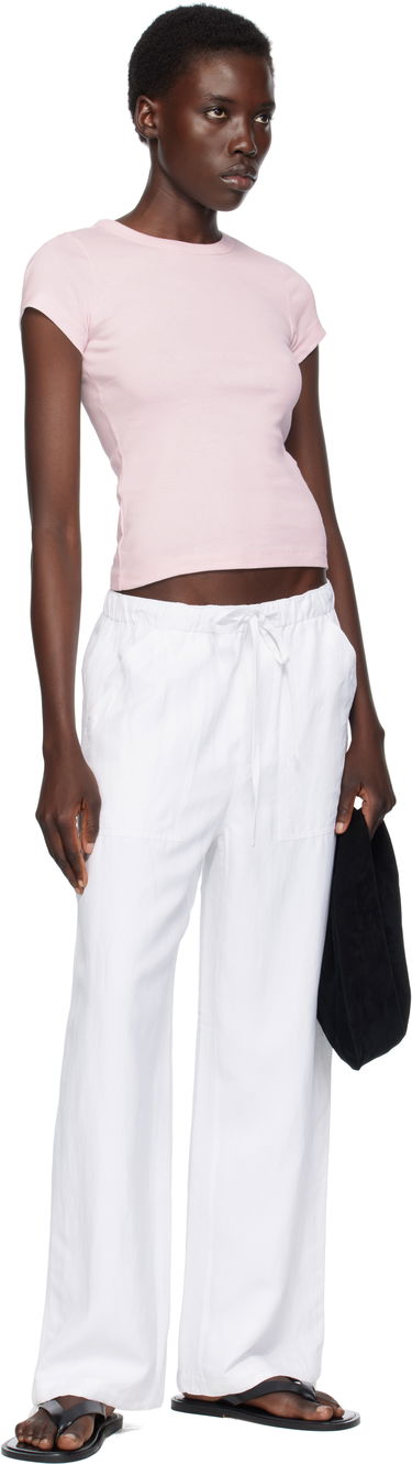 Hlače rag & bone rag & bone Adina Beach Trousers Bela | WAW25P70082908, 3