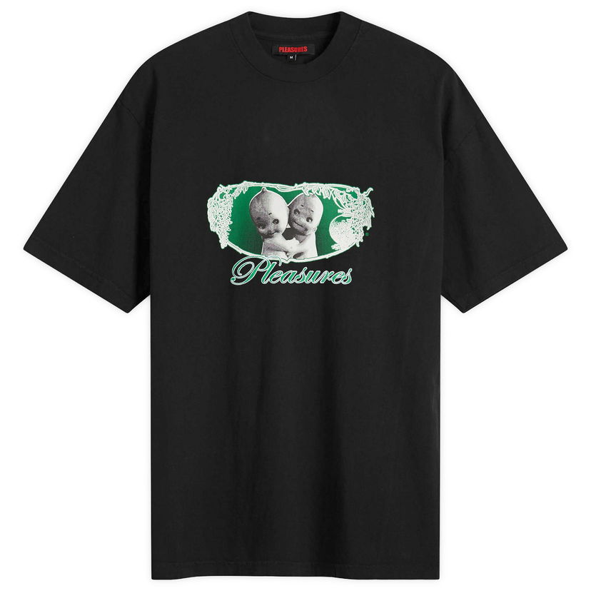 Majica Pleasures Cutie Heavyweight T-Shirt, Size Large Črna | P25SU019-BLK