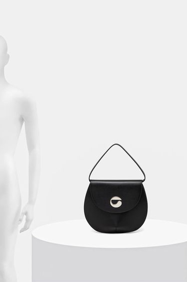 Torbica Coperni Coperni U.F.O. Leather Handbag Črna | COPBA34405, 5