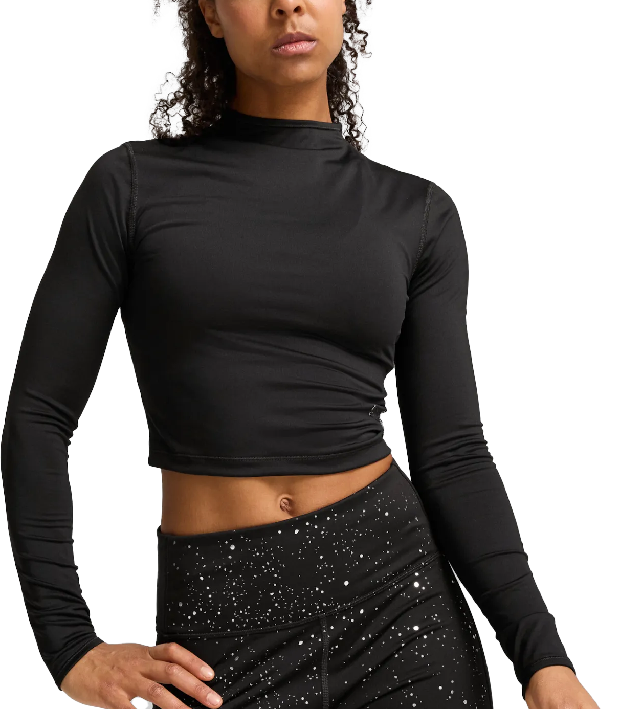 Krop-top Puma Puma INTERGALACTIC Long Sleeve Top Črna | 525801-01, 0