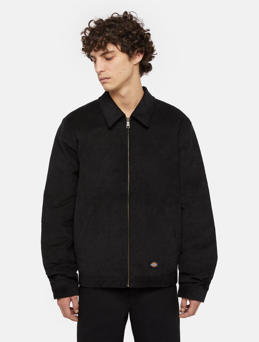 Jakna Dickies Corduroy Eisenhower Jacket Man Black Size L Črna | 0A863W