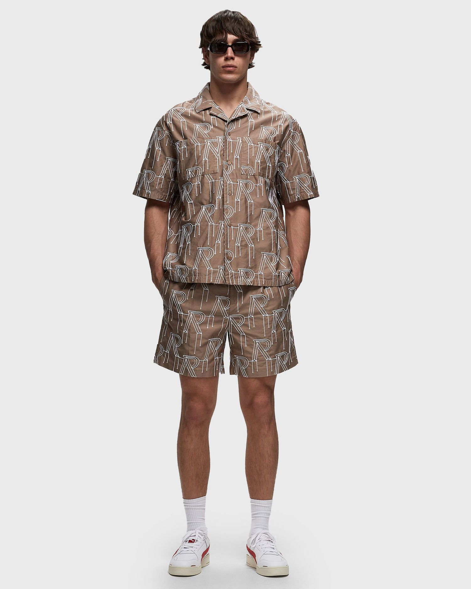 Srajce Represent Clo Represent EMBRODIERED INITIAL OVERSHIRT Rjava | MLM212-431, 1