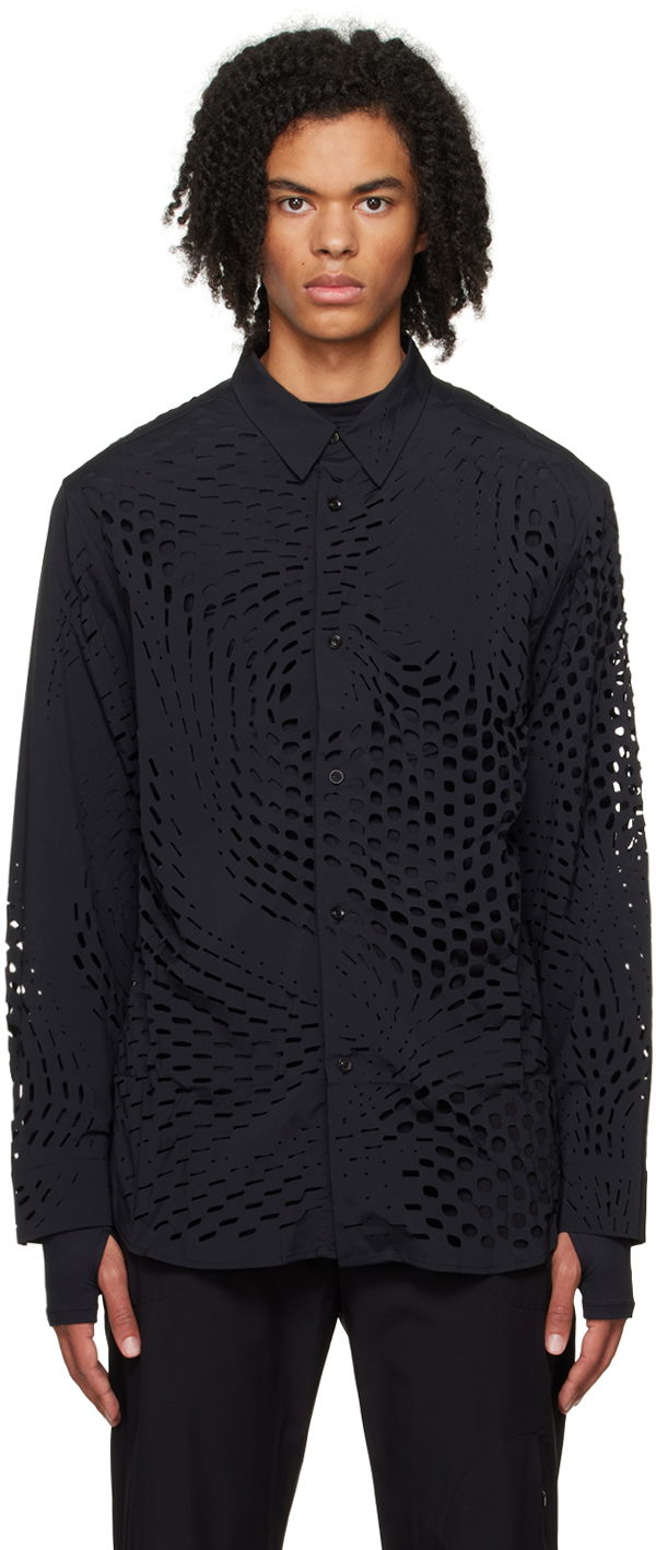 Srajce Post Archive Faction (PAF) PAF Cutout Shirt Črna | 5.1 TSL-B