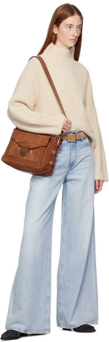 Pleteni pulover rag & bone Rag & Bone Connie Turtleneck Sweater Bež | WAS23F001SL01, 3