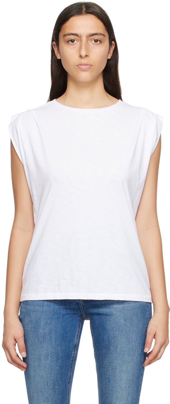 Majica brez rokavov rag & bone Rag & Bone 'The Slub' Women's Tank Top Bela | WCC23FT018CH18, 0