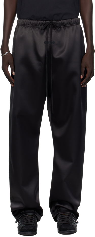 Trenirka Fear of God Fear of God ESSENTIALS Bonded Satin Relaxed Track Pants Črna | 130SP258210F, 0