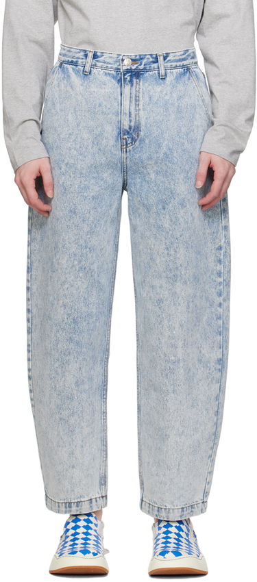 Kavbojke ADER ERROR Significant Tag Loose-Fit Jeans Modra | BMSGFYJE0103SB, 0