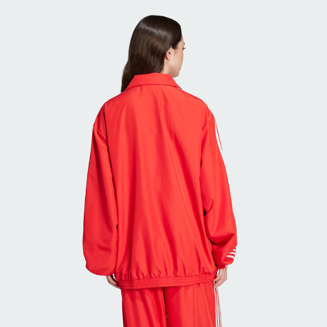 Vetrovka adidas Performance Adilenium Season 3 Oversized Track Jacket Rdeča | JD3393, 1