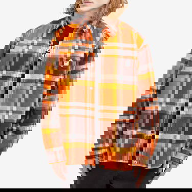 Srajce BAPE Checked Overshirt Oranžna | 001SHK801004M-ORG, 2