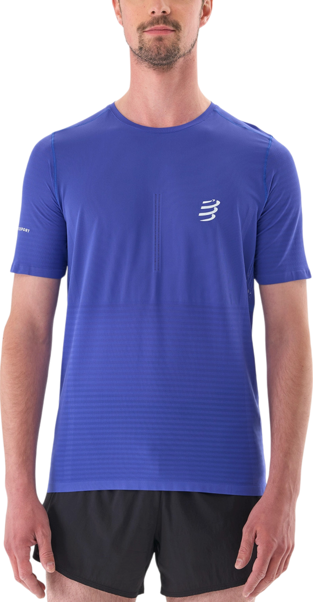 Majica Compressport Compressport Pro Racing SS T-Shirt Modra | atsm3615-atsm3615052