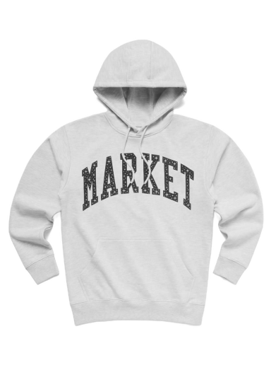 Pulover MARKET Arc Puff Hoodie Siva | 397000194/0016