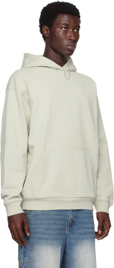 Pulover Dime Dime Cursive Small Logo Hoodie Zelena | DIMESU2537CHA, 1