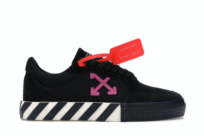 Superge in čevlji Off-White Vulc Low Black Fuchsia Črna | OMIA085E19C210471028, 0