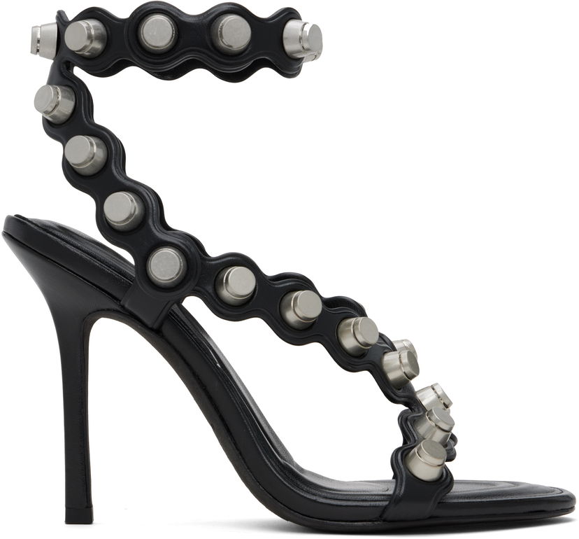 Obleke Alexander Wang Alexander Wang Riot Heeled Sandals Črna | 30424S025