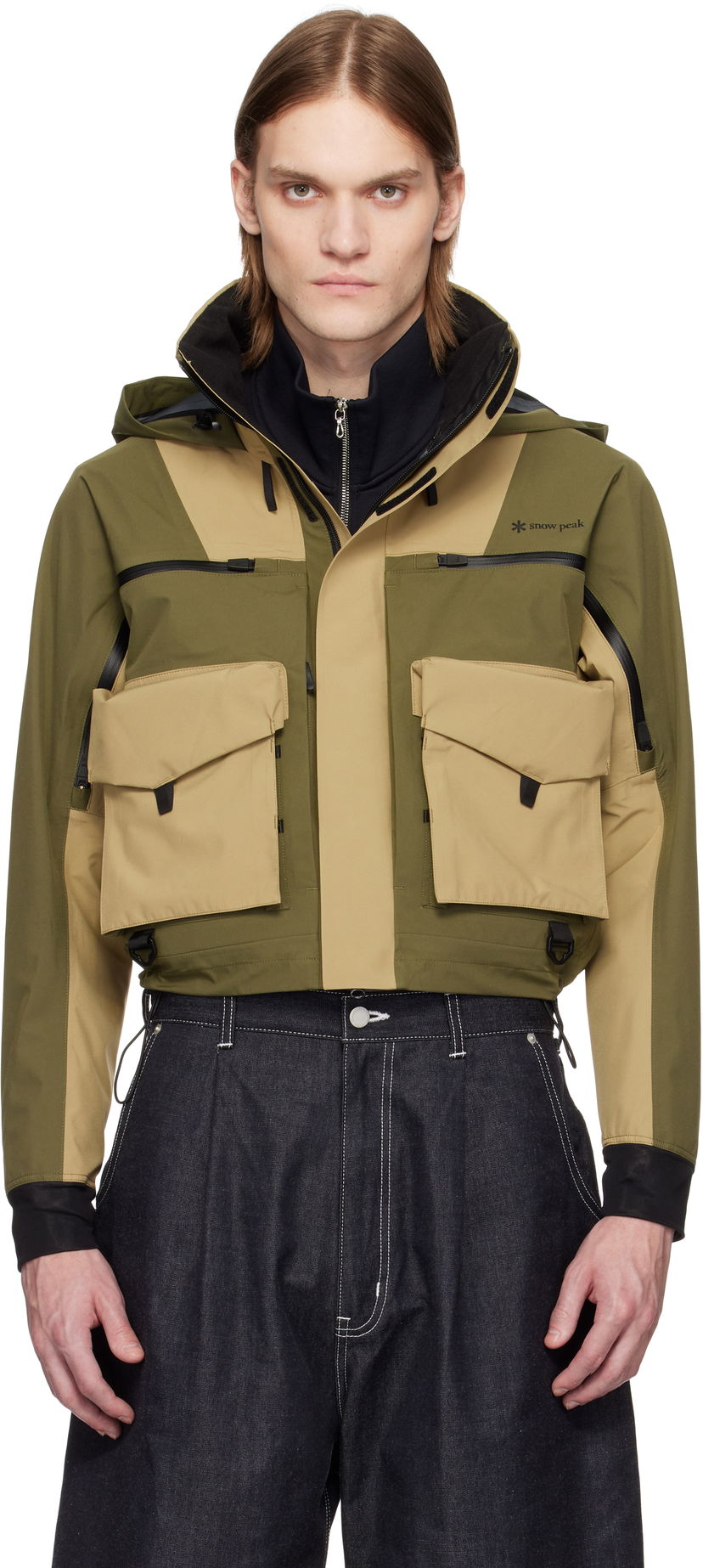 Jakna Snow Peak Snow Peak Trout Edition 3L Wading Jacket Zelena | TT2510-JK01