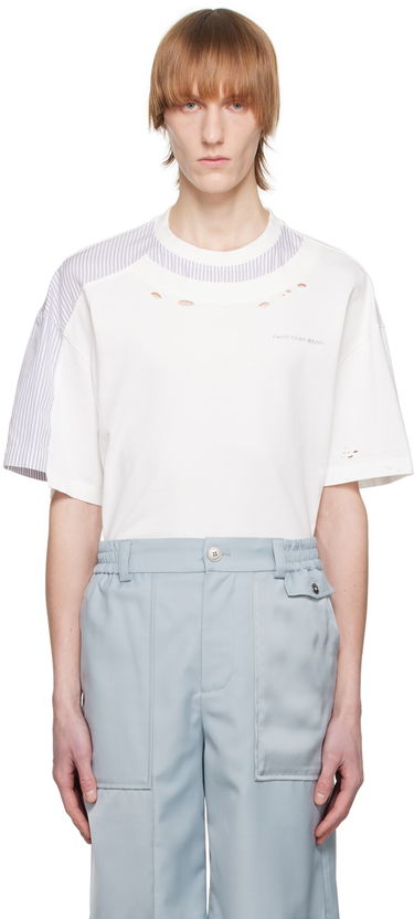 Majica Feng Chen Wang Feng Chen Wang Distressed T-Shirt Bela | FMS15TS03, 0