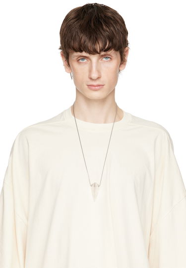 Ogrlica Rick Owens Rick Owens Hollywood Pyramid Charm Necklace Kovinski | RJ0000091 MMT, 1