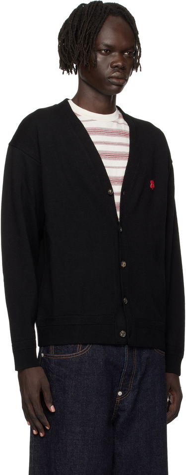 Pleteni pulover KENZO Kenzo Paris 'Boke Flower' Cardigan Črna | FF65CA7593LB, 1