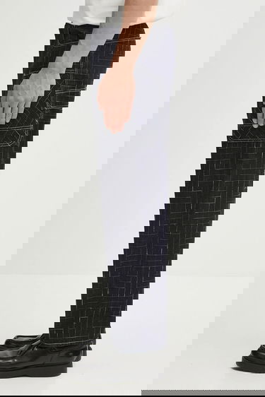 Cargo hlače KENZO Kenzo Weave Cargo Monkey Fit Pants Mornarica | FF65DP4086V1, 1