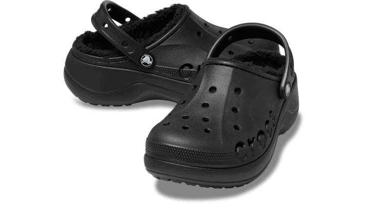 Superge in čevlji Crocs Platform Lined Clogs Črna | 208708-001, 1