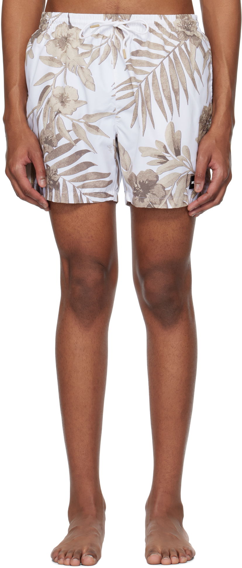 Kopalke BOSS BOSS Seasonal Print Swim Shorts Bela | 50508844