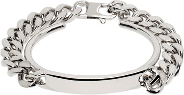 Zapestnica Maison Margiela MM6 Maison Margiela ID Tiered Chain Bracelet Kovinski | SM6UY0098 P8371, 0