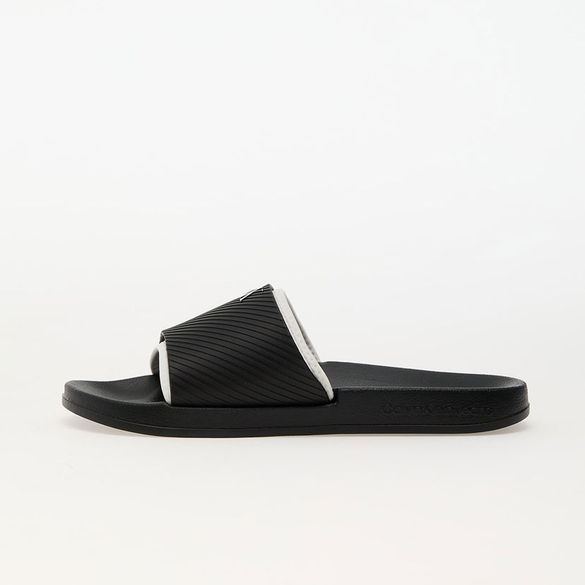 Superge in čevlji CALVIN KLEIN Jeans Slide Rubber Neopren Blue Črna | YM0YM00361 DW4