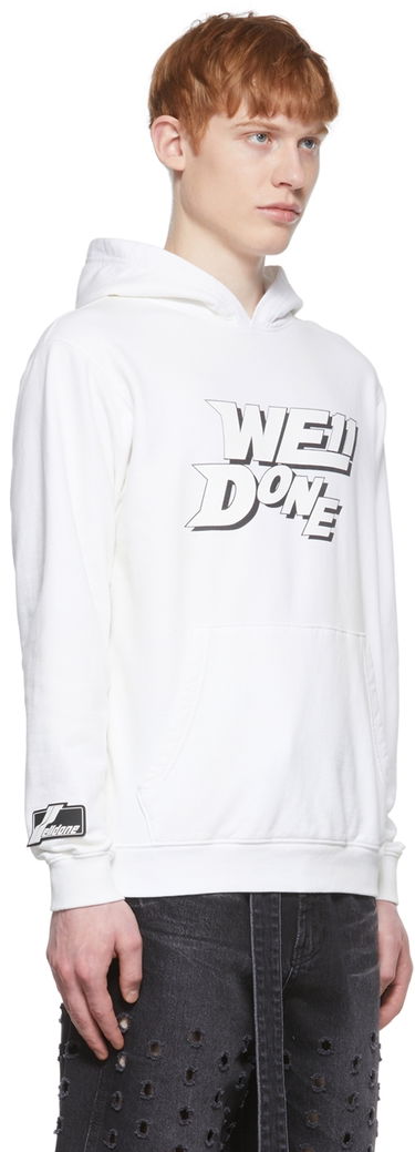 Pulover We11done We11done Hoodie Bela | WD-TH1-22-622-U-WH, 1
