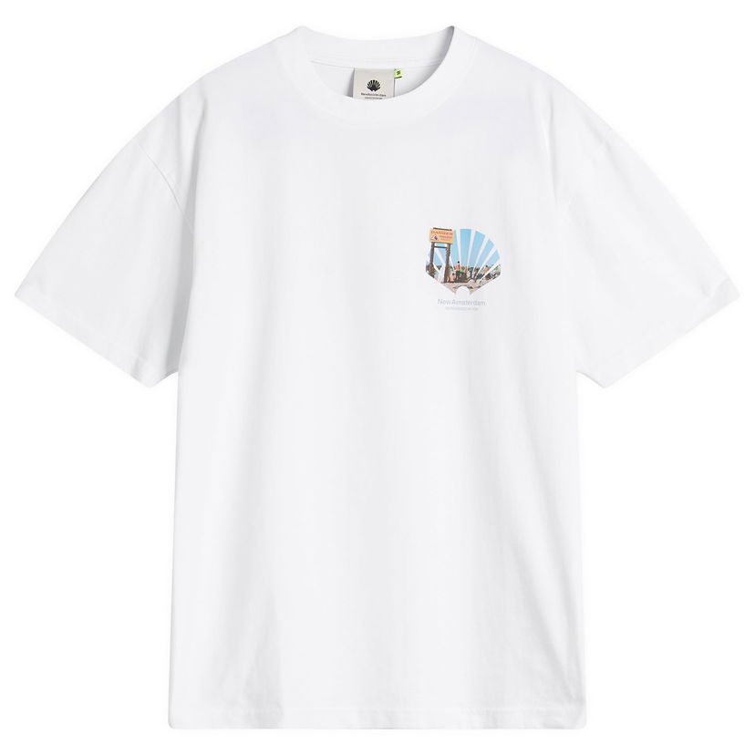Majica New Amsterdam Surf Association New Amsterdam Surf Association Road Trip T-Shirt, Size Large Bela | 2501174002