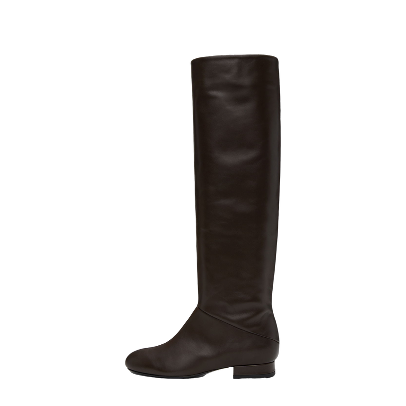Superge in čevlji BY FAR Felix Nappa Leather Boots Rjava | MWFBO064CL013BR023PL