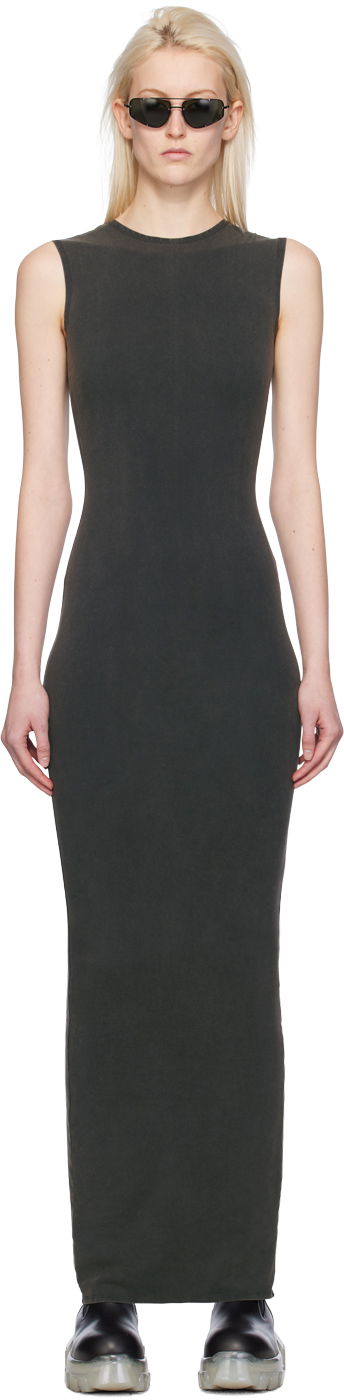 Obleke Entire Studios Entire Studios Sleeveless Maxi Dress Siva | ES2499WB