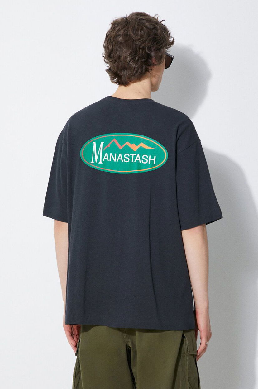 Majica Manastash Manastash Hemp Original Logo T-Shirt Črna | 7924134002