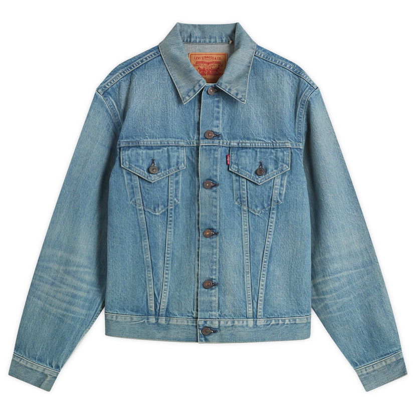 Jakna Levi's LVC 1961 Type III 557 Kaihara Denim Jacket, Size Medium Modra | 74998-0004-BLU