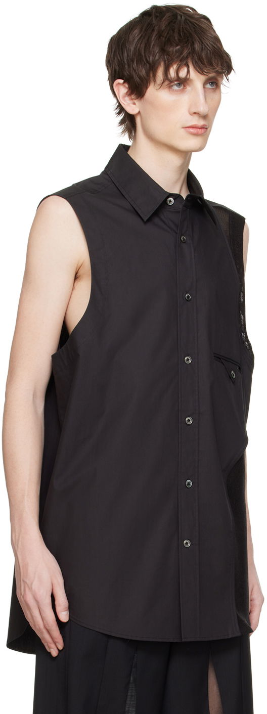 Srajce Feng Chen Wang Feng Chen Wang Sleeveless Shirt Črna | FUS17SR08, 1