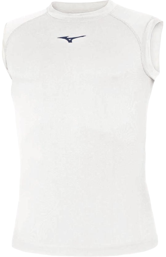 Majica brez rokavov Mizuno Mizuno Core Sleeveless Shirt Bela | 32ea7046-71