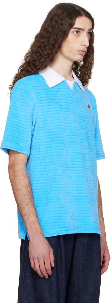 Polo majica Casablanca Casablanca Knit Piqué Polo Modra | MPF25-JTP-243-03, 1