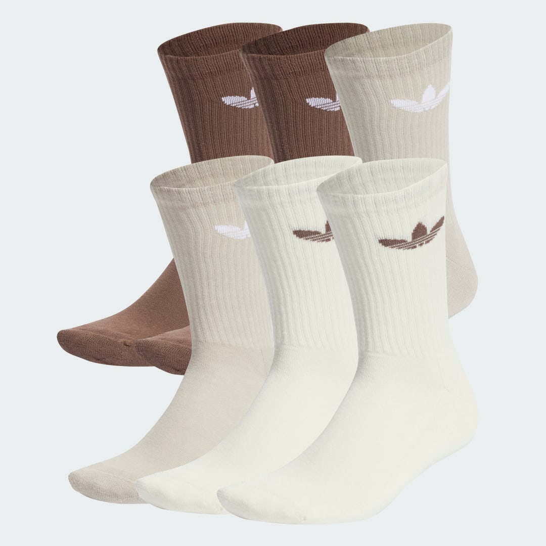 Nogavice adidas Originals Trefoil Cushion Crew Socks –⁠ 6 pairs Večbarvna | IT7570, 0