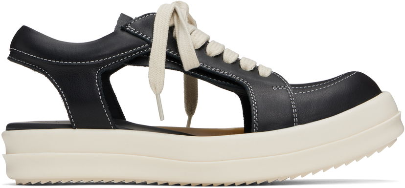 Superge in čevlji Rick Owens Rick Owens Hollywood Hollowed Vintage Sneaks Črna | RP01E7897 LCO