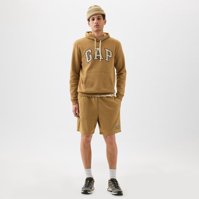 Kratke hlače GAP Logo Shorts Perfect Khaki Zelena | 866764-00