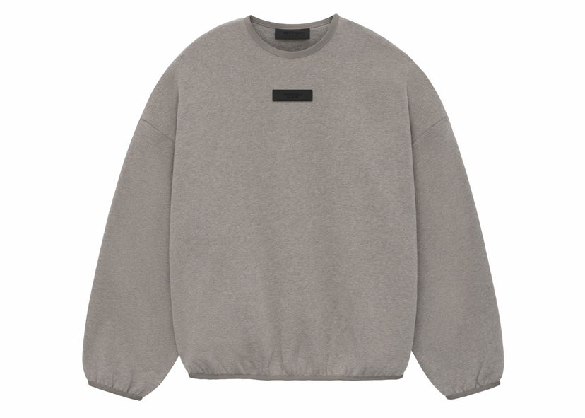 Pulover Fear of God Core Collection Crewneck Heather Grey Siva | 192SU244681F