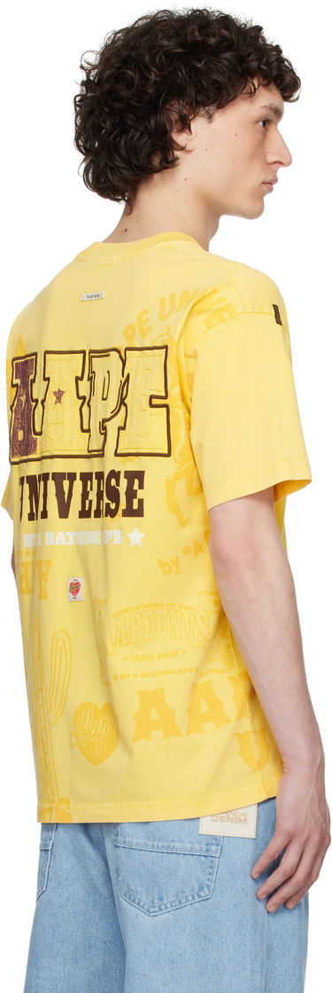 Majica AAPE by A Bathing Ape AAPE by A Bathing Ape Fancy Main T-Shirt Rumena | AAPTEM1671XXNYEL, 2