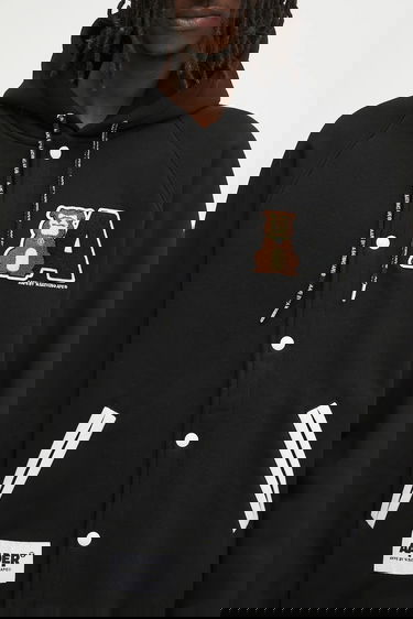 Bomber jakna AAPE by A Bathing Ape AAPE Aaper Hoodie Črna | AAPSWMB382XXN, 3