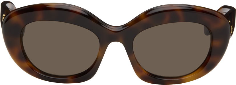 Sončna očala Loewe Curvy Logo Cat-Eye Sunglasses Rjava | LW40153I5152E 192337199622