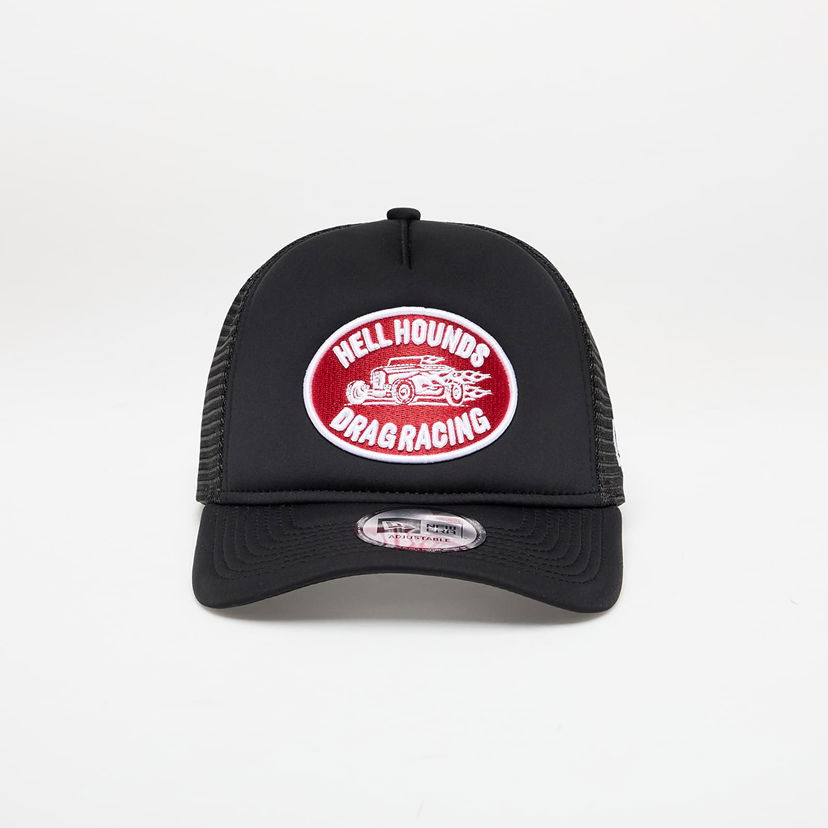 Kapa New Era Graphic Patch 9FORTY A-Frame Trucker Adjustable Cap Črna | 60667598