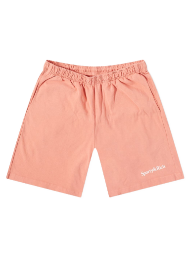 Kratke hlače Sporty & Rich Serif Logo Gym Short Roza | SH493FL