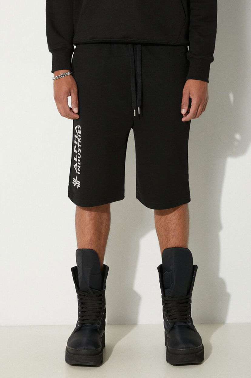 Kratke hlače Alpha Industries Basic Shorts Črna | 116364FP.530