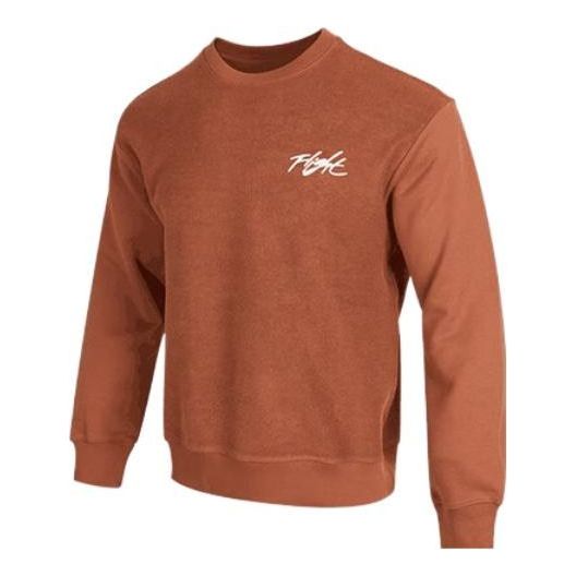 Pleteni pulover Jordan Jordan Flight Heritage Crew Rjava | DV1620-215